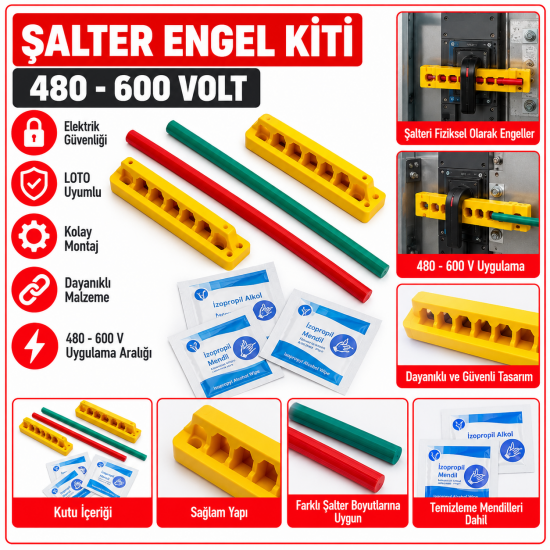 Şalter Engel Kiti 480-600 Volt
