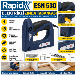 Rapid ESN 530 Elektrikli Zımba Tabancası 