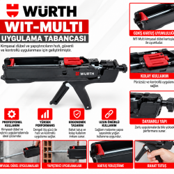 Uygulama tabancası WIT-Multi   WÜRTH