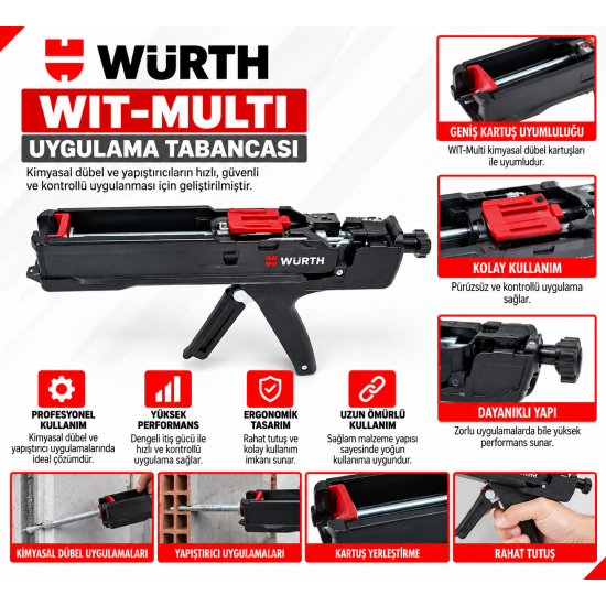 Uygulama tabancası WIT-Multi   WÜRTH