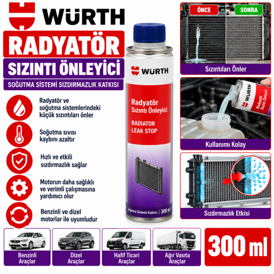 RADYATÖR SIZINTI ÖNLEYİCİ 300ML