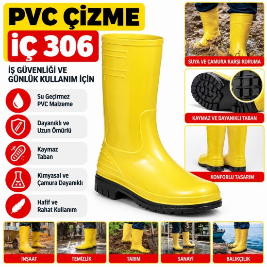 PVC Çizme İÇ 306