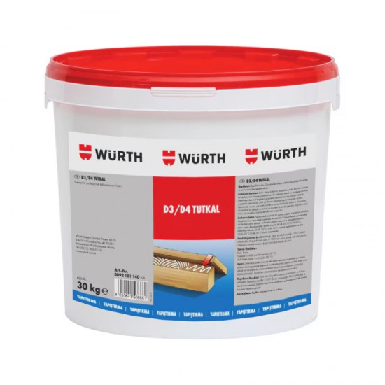 Ahşap tutkalı D3/D4 Würth  30 kg