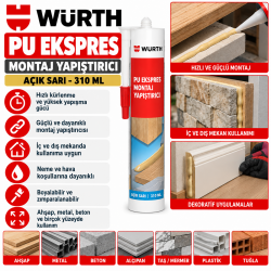 PU EKSPRES MONTAJ YAPIŞTRCI.A.SARI 310ML