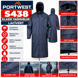 Portwest S438 - Klasik Yağmurluk Lacivert