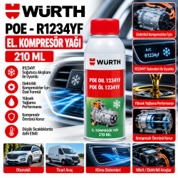 POE-R1234YF-EL.KOMPRESÖR YAĞI-210ML