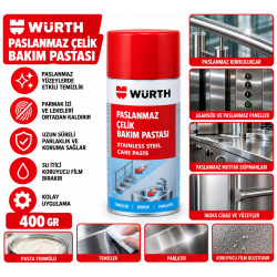 PASLANMAZ ÇELİK BAKIM PASTASI 400GR