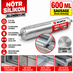 NÖTR SİLİKON ALÜMİNYUM 600ML