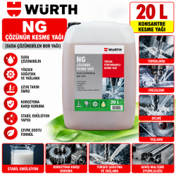 NG ÇÖZÜNÜR KESME YAĞI(SUDA ÇÖZÜNEBİLEN BOR YAĞI) 20L