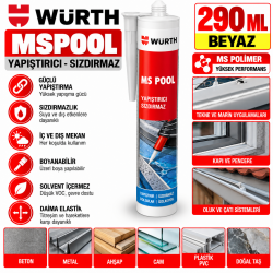 MSPOOL-YAPIŞTRCI SIZDIRMAZ-BEYAZ-290 ML