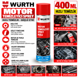 MOTOR TEMİZLEYİCİ SPREY HIZLI Würth 
