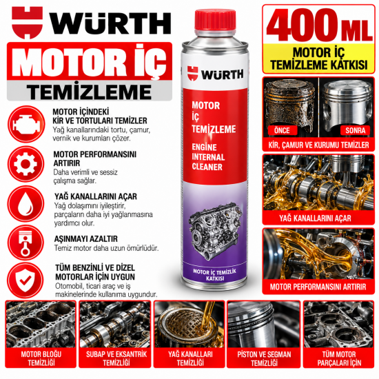 MOTOR İÇ TEMİZLEME 400ML