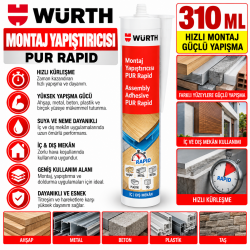 Montaj yapıştırıcısı PUR Rapid