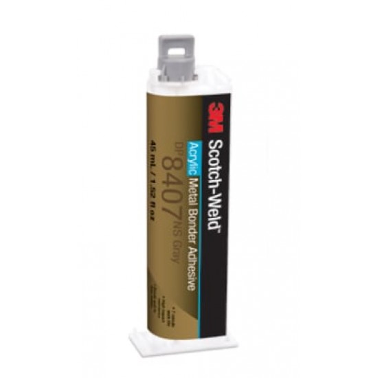3M™ Scotch-Weld™ Metal Bağlayıcı Akrilik Yapıştırıcı DP8407NS, Gri, 45 ml