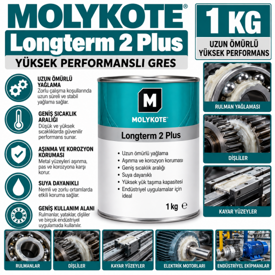 Molykote Longterm 2 Plus - 1 Kg 