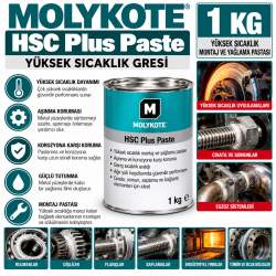 Molykote HSC Plus Paste Yüksek Sıcaklık Gresi 1 Kg