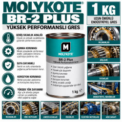 Molykote Br-2 Plus 1 Kg Yüksek Performanslı Gres 