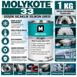 Molykote 33 Düşük sıcaklık silikon Gresi 1 Kg