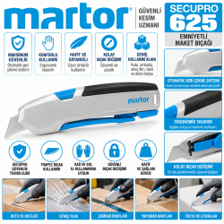 Martor Secupro 625 Emniyetli Maket Bıçağı