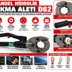 Manuel Hidrolik Sıkma Aleti D62