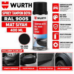 SPREY TAMPON BOYA RAL9005 MAT SYH 400ML