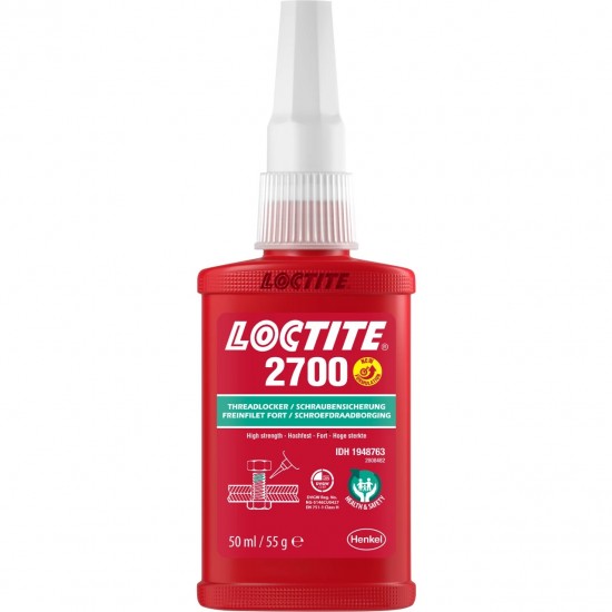 LOCTITE 2700 Yüksek Mukavvametli Kalıcı Sabitleme Ürünü 50 Ml 12 Adett