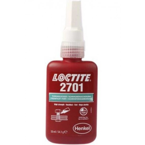 Loctite 2701 Yüksek Mukavvemetli Vida Gevşemezlik Ürünü 50 Ml