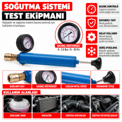 Soğutma sistemi test ekipmanı