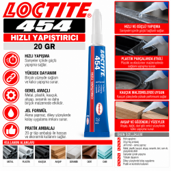 LOCTITE 454 Hızlı Yapıştırıcı 20 Gr