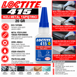 Loctite 415 Hızlı Metal Yapıştırıcı 20 Gr