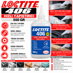 LOCTITE 406 Hızlı Yapıştırıcı 500 Gr