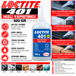 Loctite 401 Hızlı Yapıştırıcı 500 Gr