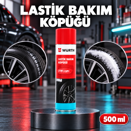 LASTİK BAKIM KÖPÜĞÜ 500ML