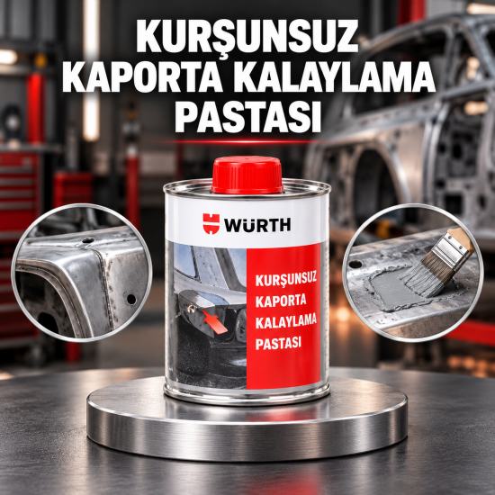 Kurşunsuz kaporta kalaylama pastası Würth 