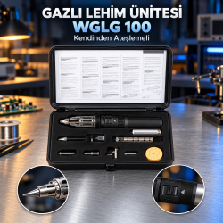 Kendinden ateşlemeli gazlı lehim ünitesi WGLG 100