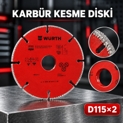 KARBÜR KESME DİSKİ D115X2