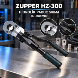 HZ-300 HİDROLİK SKP PAPUÇ SIKMA 16-300M2 ZUPPER