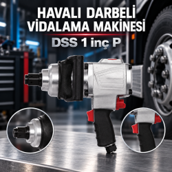 Havalı darbeli vidalama makinesi DSS 1 inç P