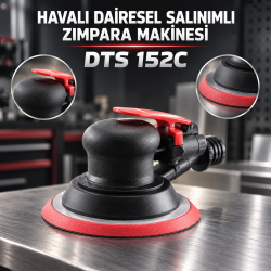 Havalı dairesel salınımlı dairesel zımpara makinesi DTS 152C