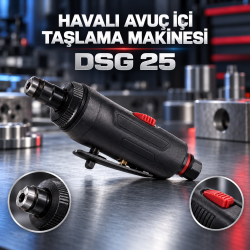 Havalı avuç içi taşlama makinesi DSG 25