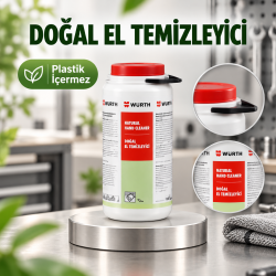 Doğal el temizleyici, plastik içermez