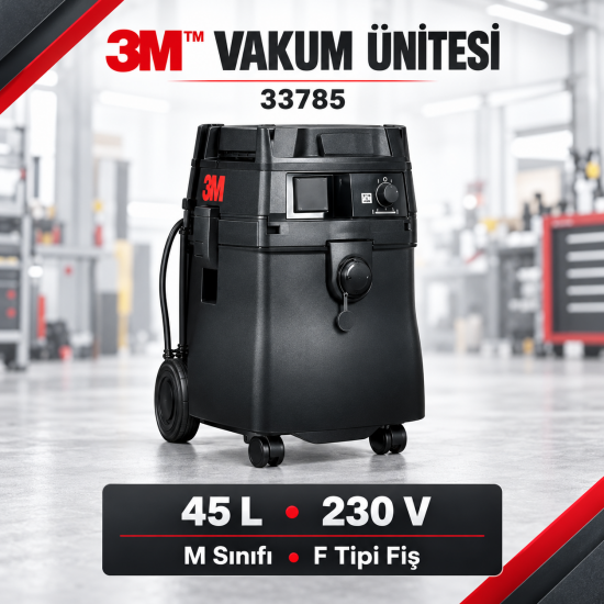 3M™ Vakum Ünitesi, 45 L, 230 V, F Tipi Fiş, M Sınıfı, 33785