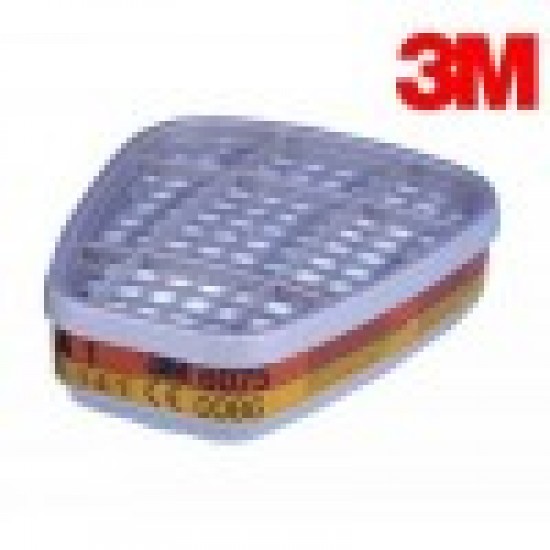 3M™ 6075 Formaldehit Ve Organik Buharlar İçin Kartuş Filtre 2 Çift