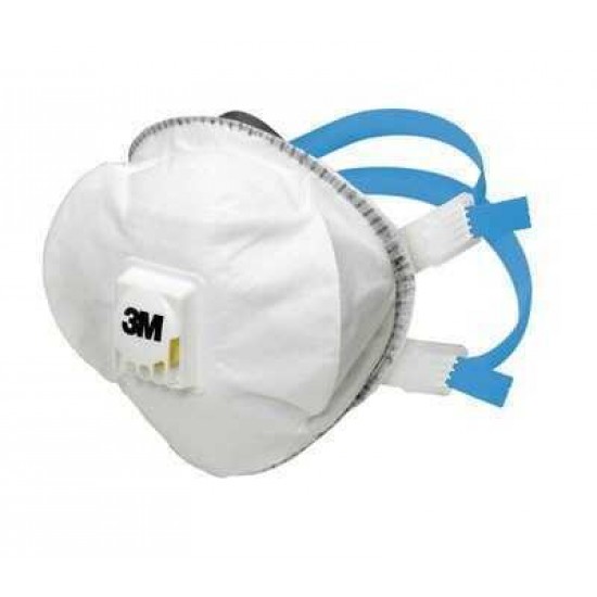 3M 8825+ Ventilli Toz, Sis, Duman Maskesi FFP2 (5 Adet-Kutu)