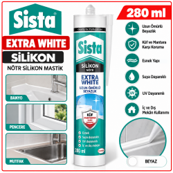 Sista Extra White Silikon Beyaz 280 ml