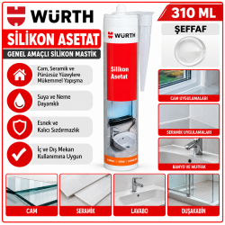 SİLİKON ASETAT ŞEFFAF 310ML