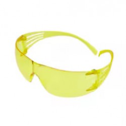 3M™ SecureFit™ 200 İş Güvenliği Gözlükleri, Çizilmeye Dayanıklı / Buğu Önleyici ve, Kehribar Lens, SF203AFP