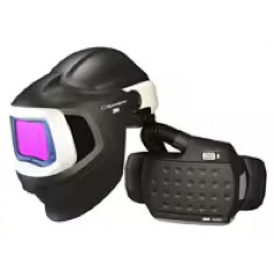 3M™ Adflo™ Motorlu Hava Temizleyici Solunum Maskesi Sistemi ve 3M™ Speedglas™ 9100 MP Kaynak Başlığı