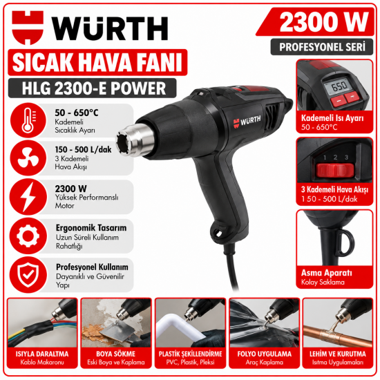 Sıcak hava fanı HLG 2300-E POWER