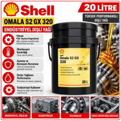 SHELL OMALA S2 GX 320 KOVA 20 LİTRE - DİŞLİ YAĞI
